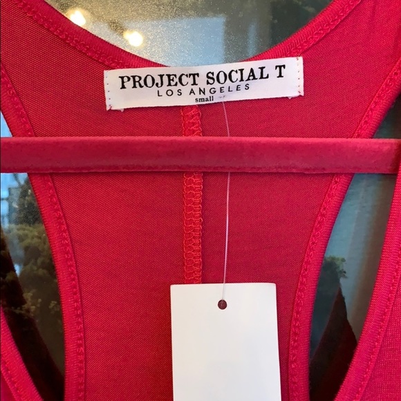 💕x2HP💕Project Social T pink tank top - Picture 7 of 15